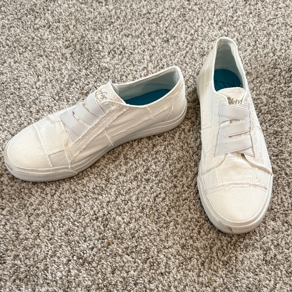 Blowfish Malibu White Slip-On Sneakers